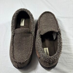 Dearfoams Slippers Mens M 9-10 Coffee Pre-Owned